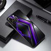 Technology Carbon Fiber Art Phone Case For Apple iPhone 17 16 16E 15 14 13 12 11 Pro Max Plus Black Soft Silicone