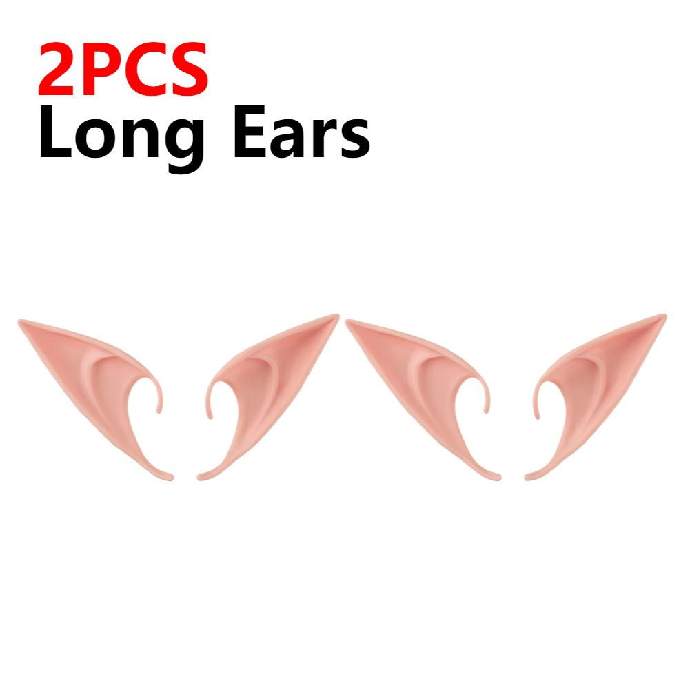 1-10 Paar Engel Elfenohren Halloween Cosplay Kostümzubehör Latexohren für Fee Cosplay Halloween Dekoration Foto Requisiten