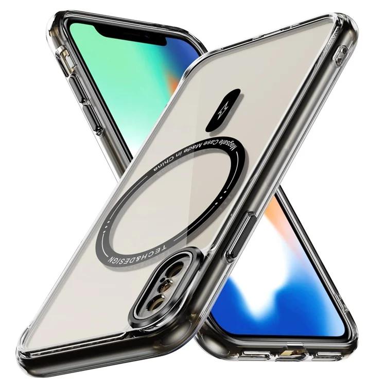 

Чехол YSM Magnetic для iPhone X / XS TPU+Acril Phone Cover Airbag Corner