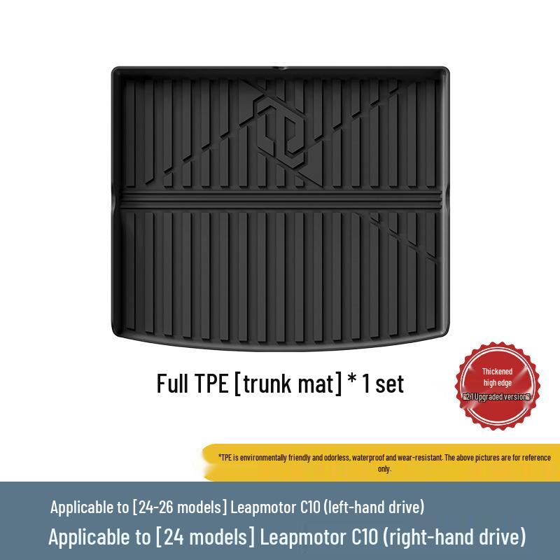 Leapmotor C10 Car Mats (24-26 Models): Custom TPE Floor, Seat Back, and Trunk Mats