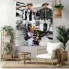 Juventus Sienos Dekoras Gobelenas Menas Naminiams Gyvūnėliams Atminimui Gimtadieniui Vestuvių Šventei Fonas Šeimos Dovana