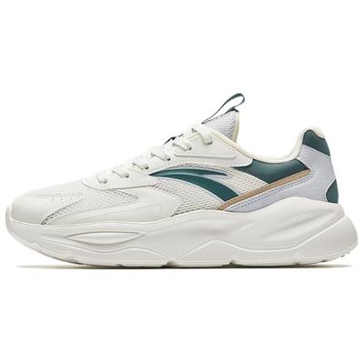 Unrestrained Series Comfortable Versatile Non-Slip Wear-Resistant Low-Top Casual Shoes Men Sneaker White Green 912528833-3