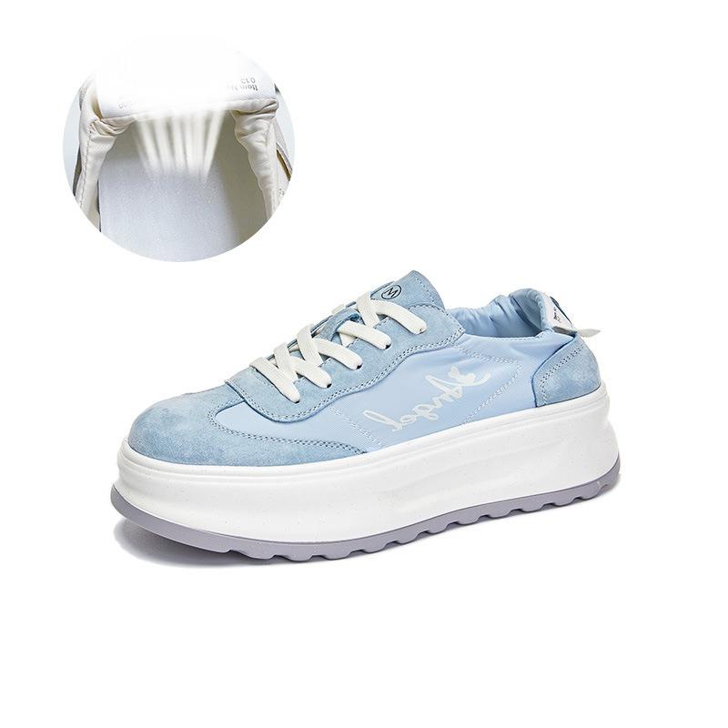 

Туфли True Fur Gump, летние, на толстой подошве, немецкие кроссовки, повседневные, маленькие, белые, спортивная женская обувь 40 синий