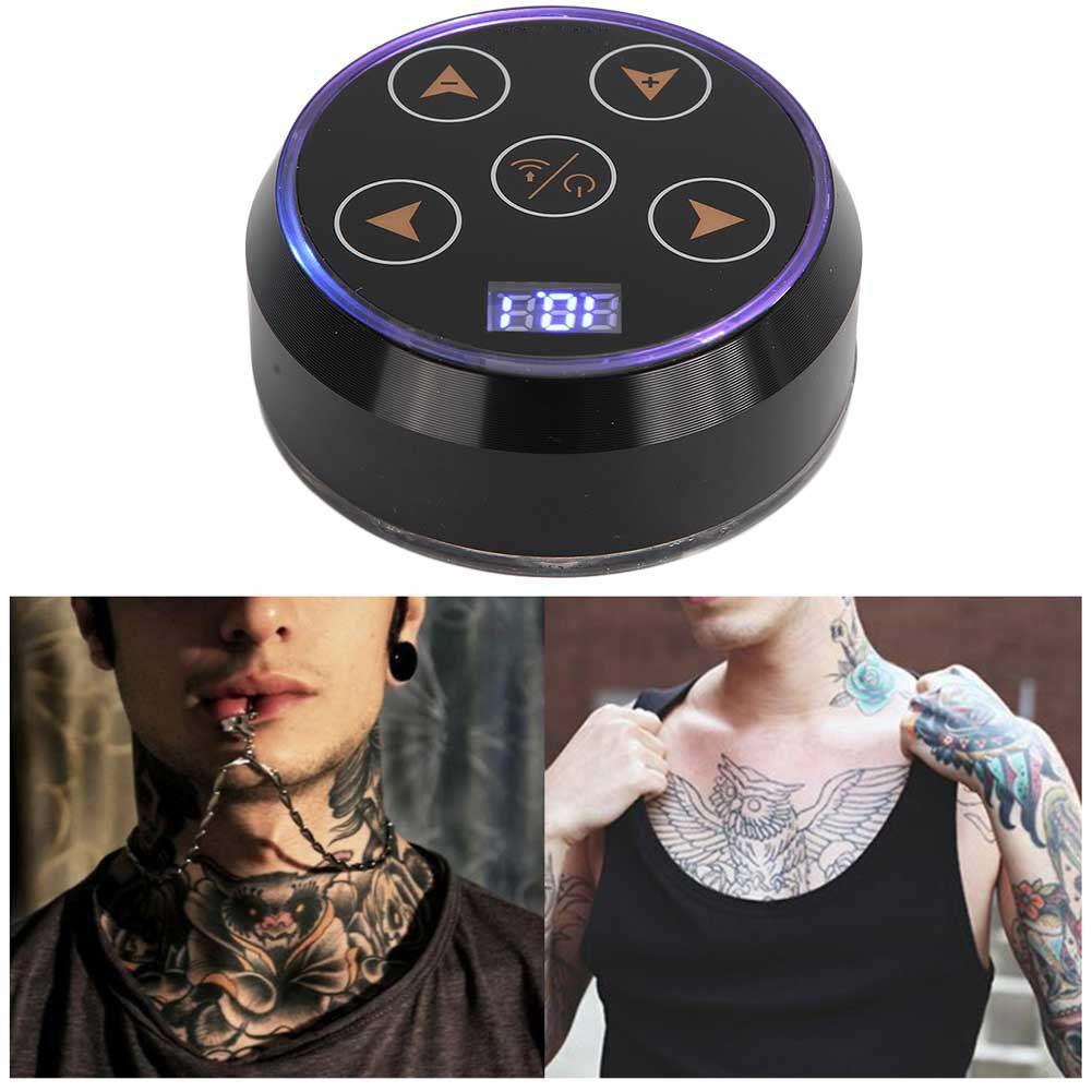 LCD Tattoo Power Supply with Power Adapter Tattoo Machine Accessory