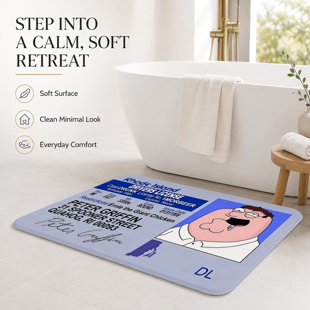 M-Mciovin Bank Floor Mat Cozy Minimalist Flannel Area Rug Anti-Slip Washable Bedroom Living Room Decor