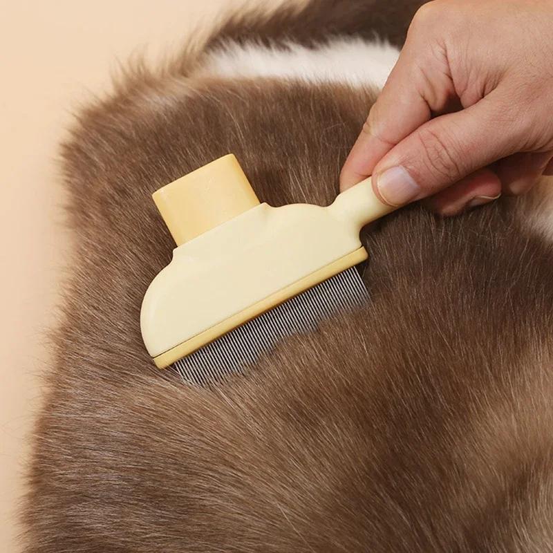 Haustier Katze Kamm Katze und Hund Haarentfernungsbürste Reinigung Haarreiniger Schönheitsreinigungszubehör Katze und Hund Universal Haustierbedarf