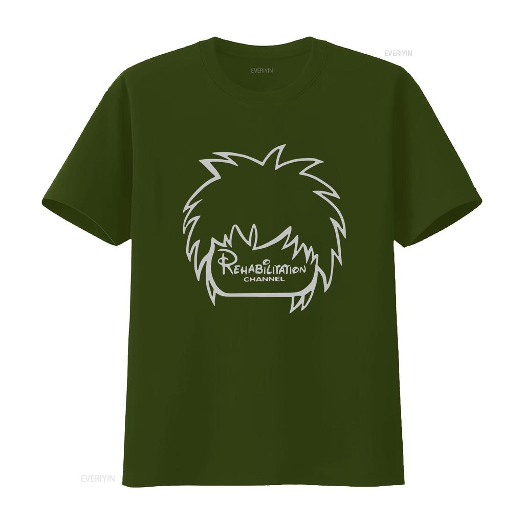 Canale Riabilitazione Osamason Stunmic Rehab T-shirt da Uomo alla Moda e Comoda lavaggio vintage moda streetwear