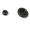 125pcs Rubber Grommet Protective Coil Double-sided Black Rubber Firewall Hole Plug Retaining Ring Car Electrical Wire Gasket
