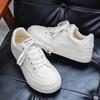 Shoes Men's Trendy Shoes Versatile Little White Shoes Men's Spring Trend Low-top Leather Flat Shoes Breathable Soft-soled Casual Shoes
