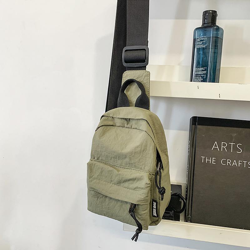 Breast Bag Women'S Trend Small Satchel Personalized Fashion Brand Crossbody Backpack Men'S Casual Mini Mobile Phone Bag
