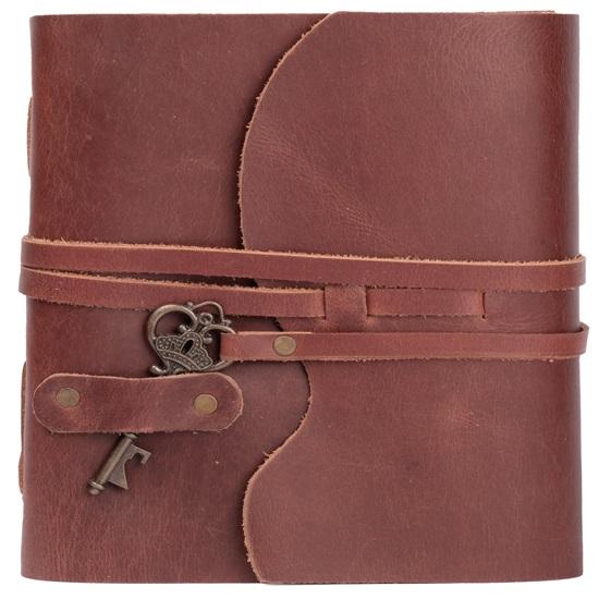 Genuine Leather Diary Handmade Leather Journal Premium Key Closure Handmade Deckle Edge Pages