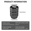 For MG 4pcs Car Wheel Tire Valve Stem Cover Decoration Accessories HS EHS 3 5 6 7 GT RX5 ZT RX8 tre897