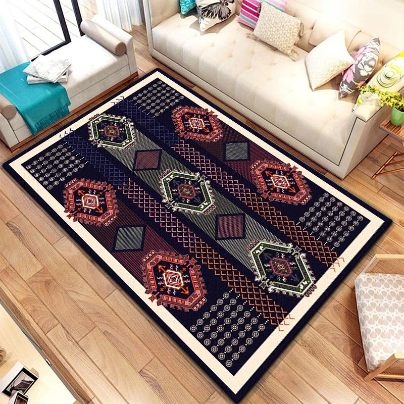 

Європейський стиль Надрукований візерунок Нековзкий килим Дитячі ігри Повзання Підлога Килимок для йоги Вітальня Прикраса килима Гобелен alfombrilla 40x60cm(15x23 in)