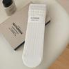 Sweet Girls Middle Tube Ruffle Women Socks Spring and Summer Thin Breathable Socks Japanese Solid Color Lolita Kawaii Cute Socks