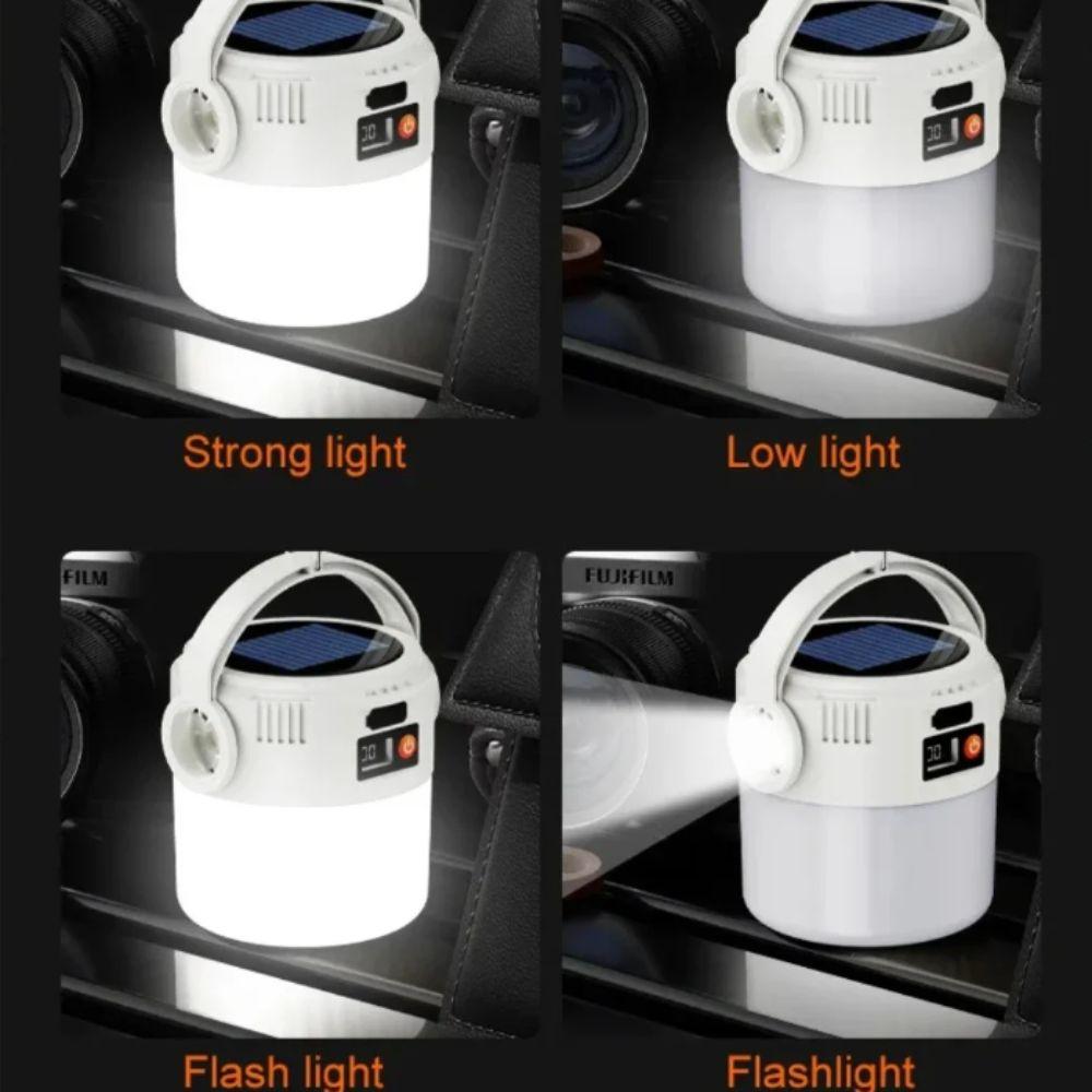 IP55 Waterproof Solar Powered Light LED Light Tent Light Camping Light  Emergency Use