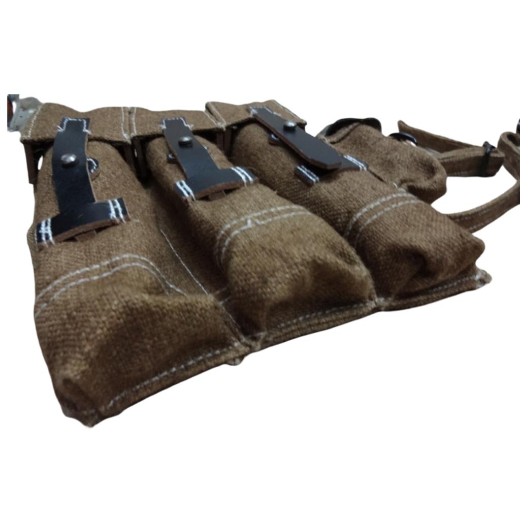 MP4 Magazine Ammo Pouches Jute Cotton - Reproduction EF-WV2X-B490