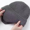 Knitted Skiing Cap Plush Winter Hat 2024 Knitted Hat  Winter