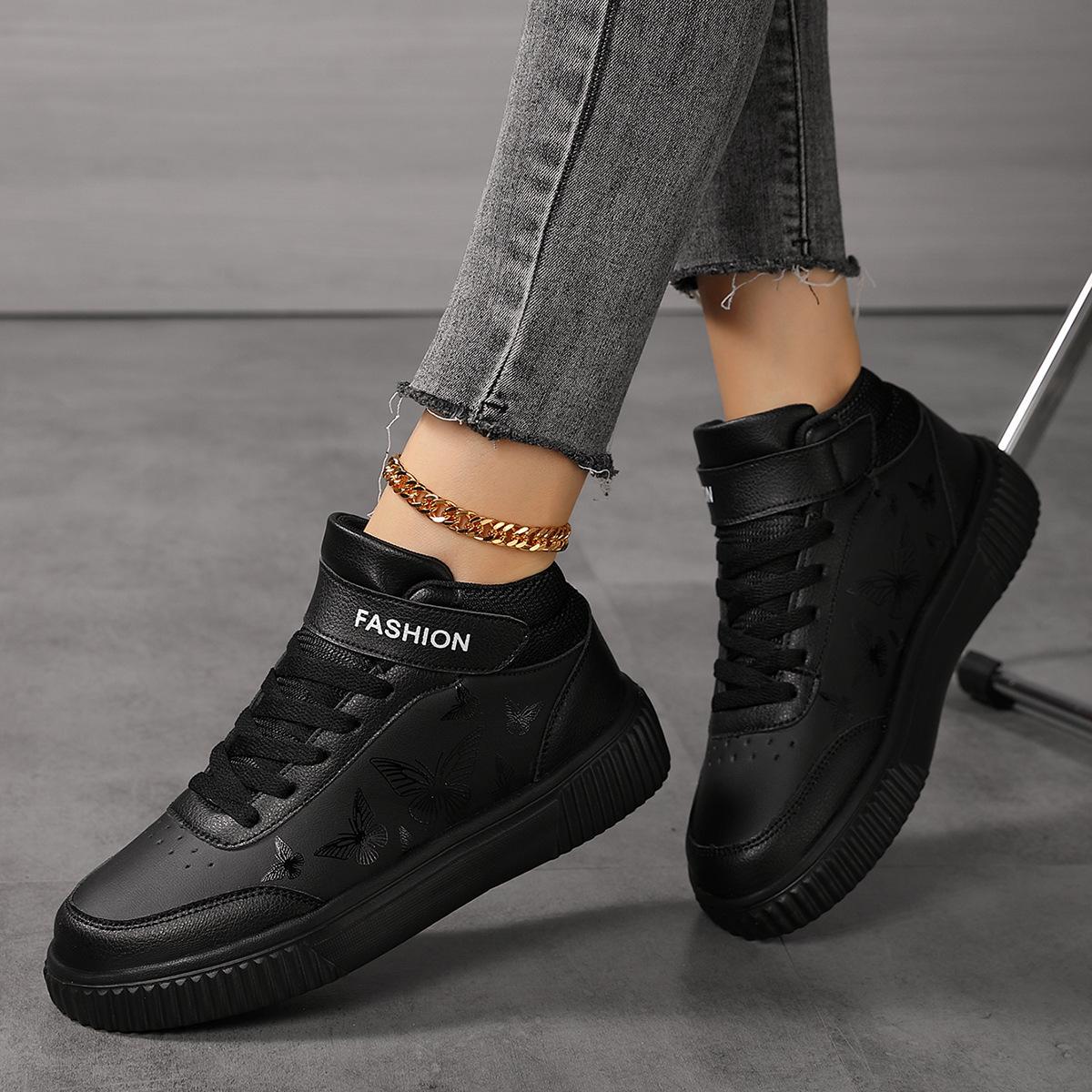 

Spring and Autumn new women s shoes casual sports single shoes flat-soled high-top lightweight shoes women s running shoes women 42