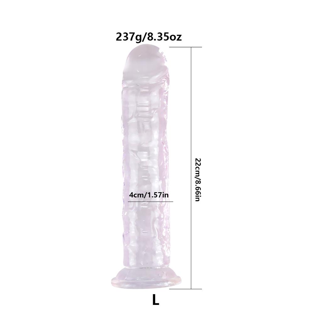Jelly Dildo 6 Sizes Penis Adjustable Strapon Dildo Realistic Sex Toys For Lesbian Women Couples Suction Cup Dildo Pants