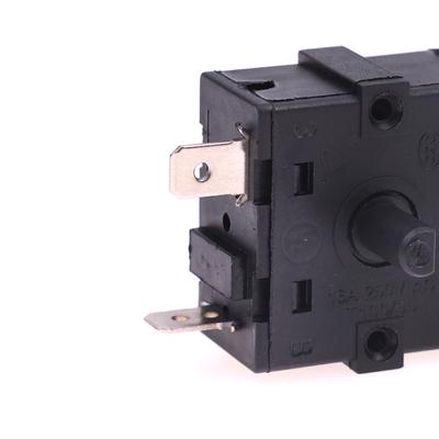 Sélecteur de commutateur rotatif 3/5 broches 2/4 positions, chauffage électrique de pièce Ac 250V 16A