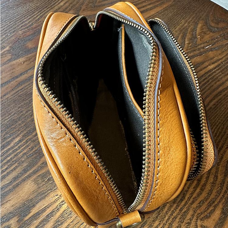 Johnature Lässige Kissentasche für Damen, weiches Echtleder, einfache, einfarbige, vielseitige Schulter- und Umhängetaschen aus Rindsleder