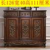 oak door shoe cabinet entrance entrance solid wood door large capacity balcony locker