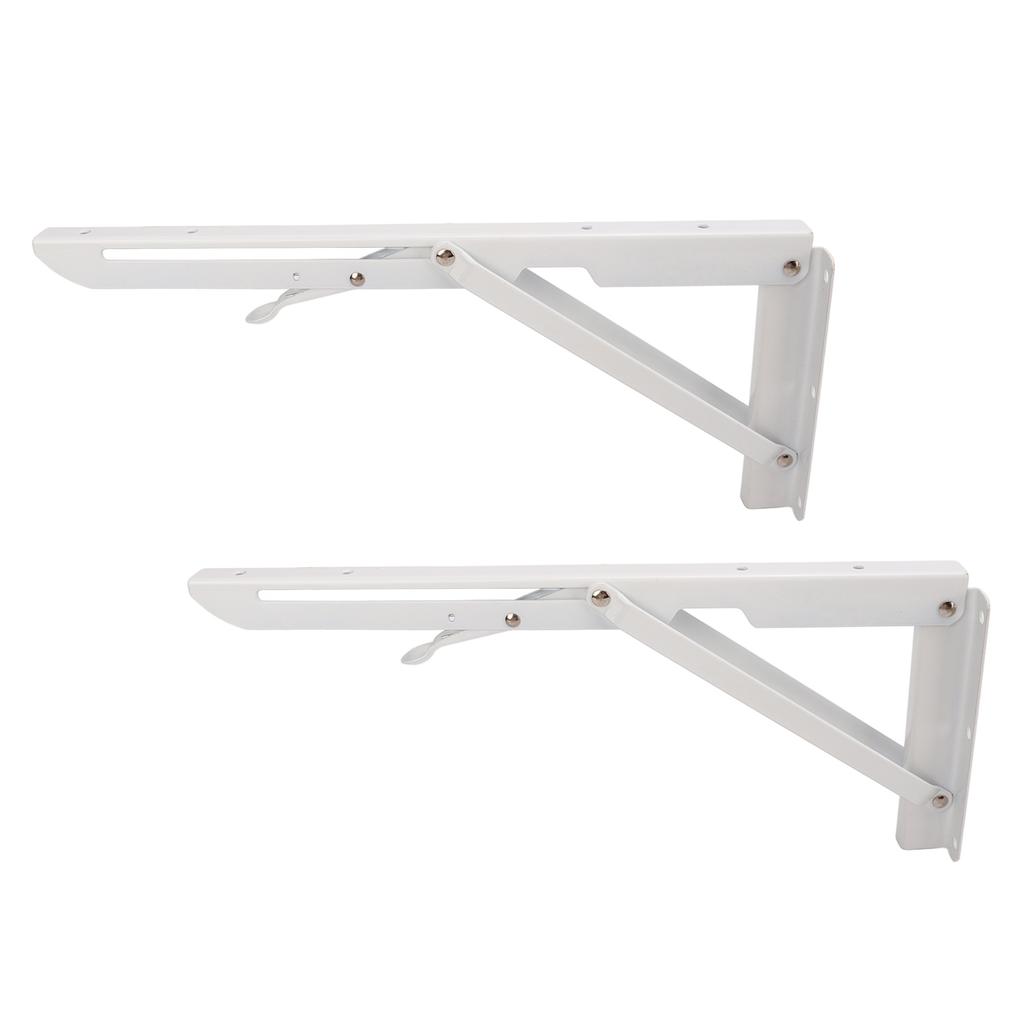 2pcs Folding Table Bracket Wall Mounted Collapsible Shelf Bracket 34cm 13.39in for RV Boat