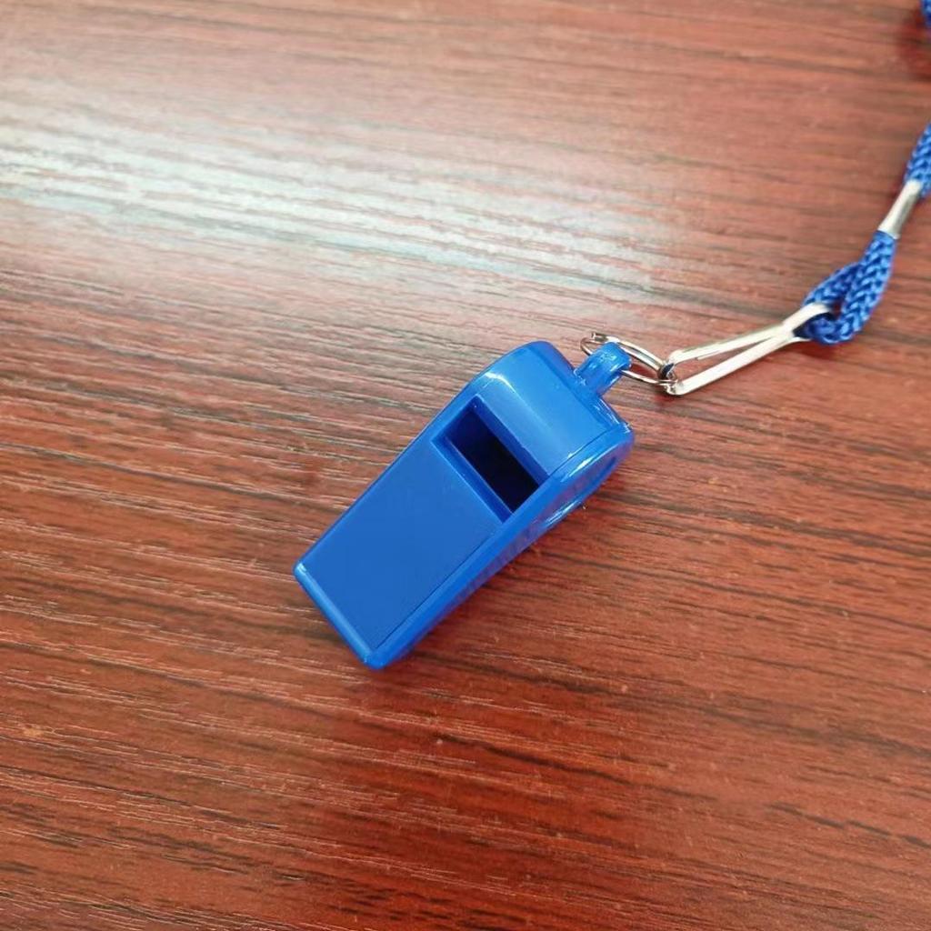 Multicolor ABS Referee and Cheerleader Pom-Pom Whistle for Outdoor Games