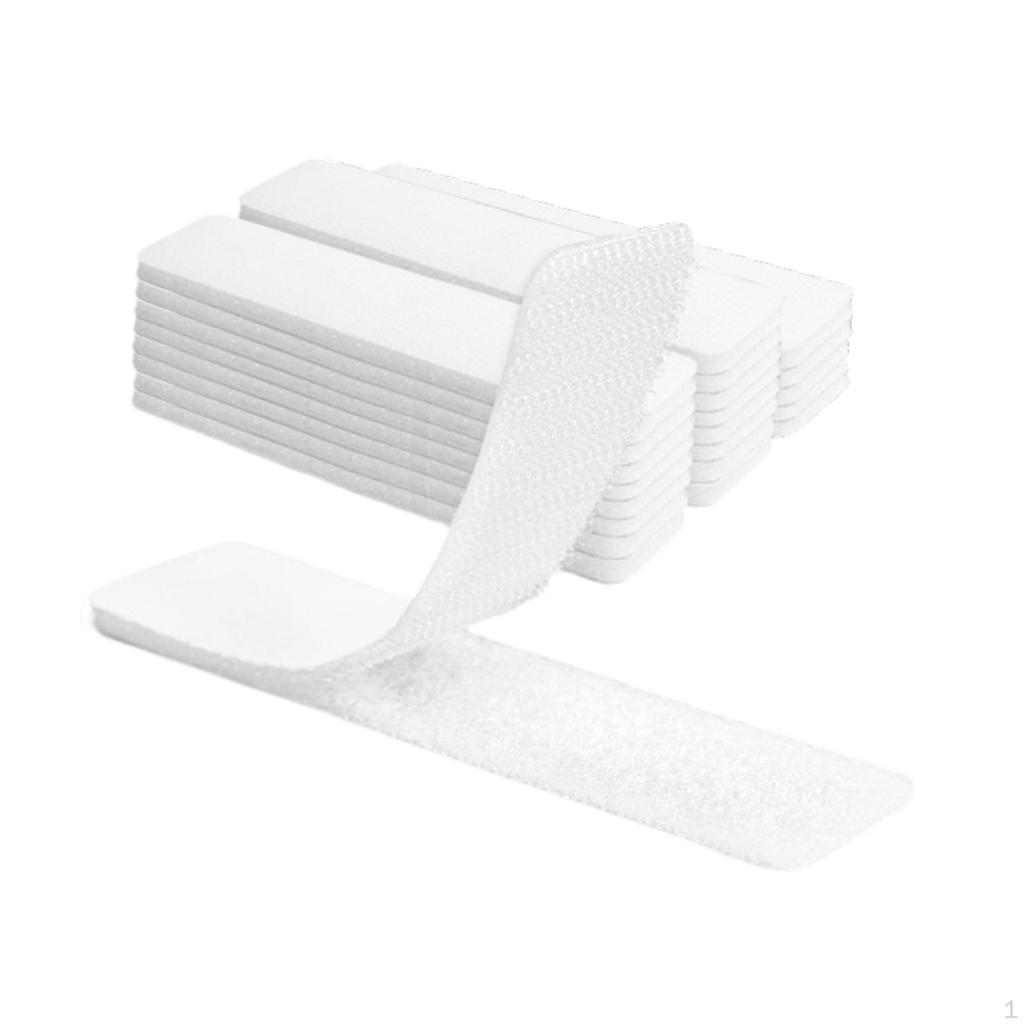 Hook and Loop Tape Fastener Strip Interlocking Mounting for DIY Projects Office Carpets