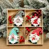 Holz-Weihnachtsanhänger Frohe Weihnachten Dekoration für Zuhause 2025 Navidad Ornamente Weihnachtsbaum-Dekoration Xmas Geschenke Neujahr 2026