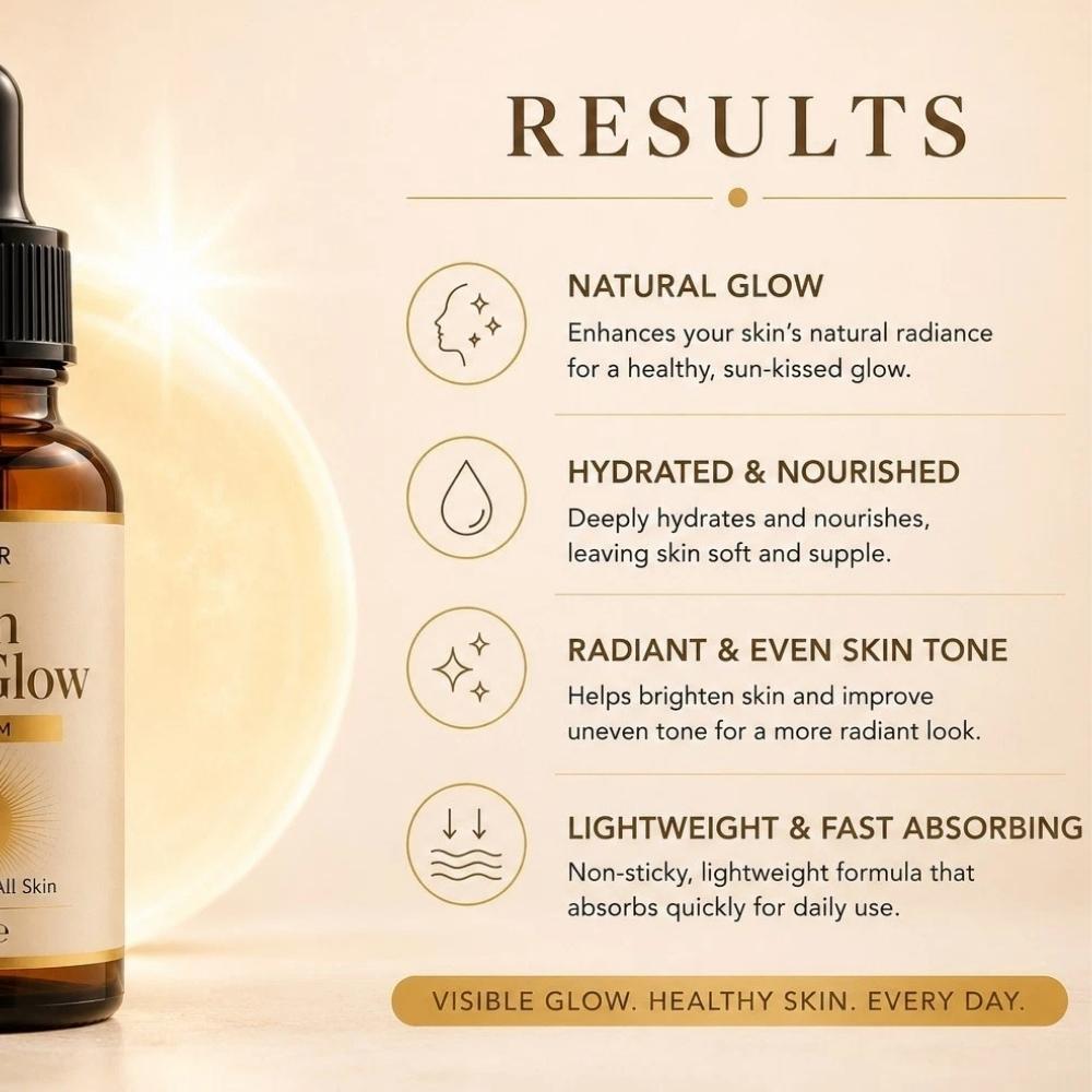 5PCS Sun Free Glow Vitamin C Face Serum For Sensitive, Oily, and Dry Skin 30ml Moisturising Serum For Dark Spots