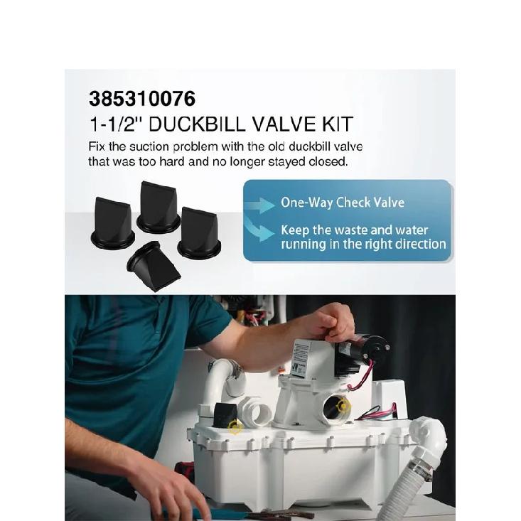 385310076 1-1/2'' Schnabelventil & 385230980 Pumpenbalg & 385310151 O-Ring Für Dometic S, T, J, VHT, VG Serie Vakuumpumpen-Kit