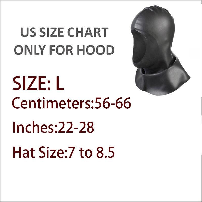 Dry Suit Hood - Latex Elastic Head Cover for Underwater Work & Cold Protection - Essential Dry Suit Accessory