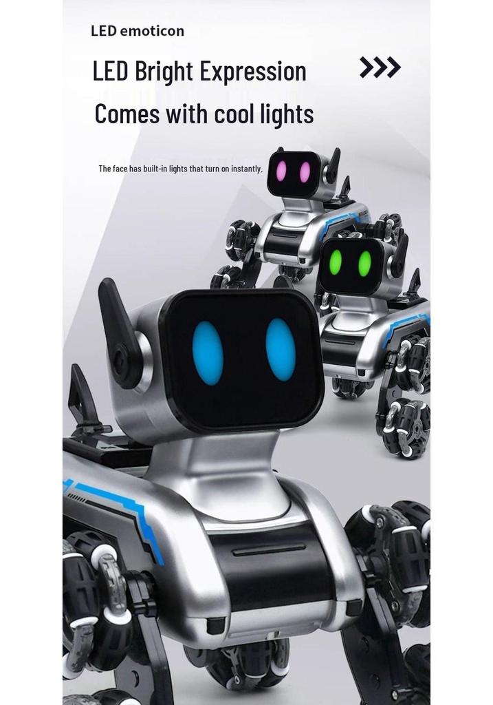 Remote-Controlled Eight-Wheeled Robot Car Toy for Kids - Hand-Sensing, Four-Wheel Drive Stunt Functionality