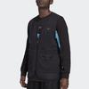 Adidas Originals Vests Men's Black V-neck Moderate Other HC9484