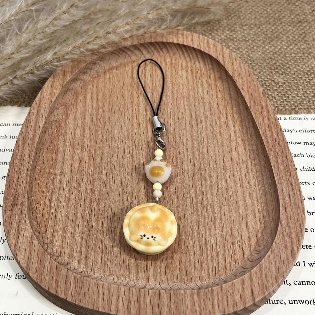 Xiaohongshu Cute Food Keychain & Lanyard for Girls