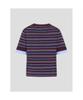 Binpolleidiseu Striped Short Sleeve Pullover Wine (Bf6751C05Z)