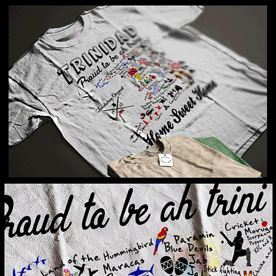 

Trinidad t-shirt Trinidad and Tobago flag TNT Trini Island Proud Trini Represent 3XL