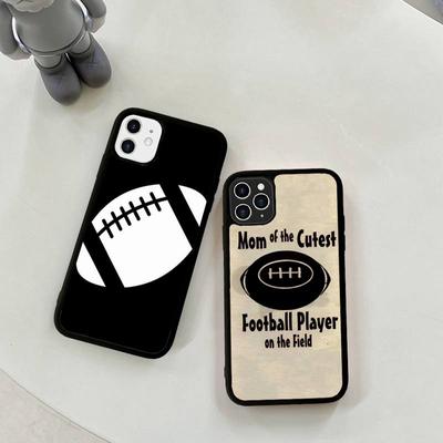 Rugby Football Sport Phone Case Silicone PC+TPU Case for iPhone 11 12 13 Pro Max 8 7 6 Plus X SE XR Hard Fundas