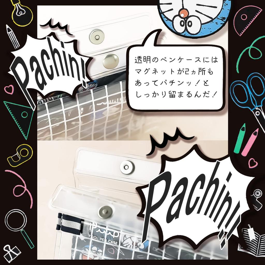 Showa Note Peep Doraemon Pencil Pattern 174214005 Case, A,