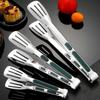 Stainless Steel Food Clip Outdoor Food Clip Barbecue Clip Baking Bread Clip Camping Barbecue Steak Clip Sharing Clip