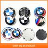 -4 Piezas 68MM Azul Blanco 56MM Tapas Centrales de Rueda de Coche Tapa de Rueda Para BMW E36 E39 E46 E60 E90 E90 F10 F30 G20 G21 G30 G11 F15 X5