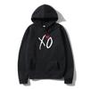 Xo Logo The Weeknd Černá Unisex Dámská mikina Tumblr Mikina Unisex Mikina Letní fleece 100% Bavlna Unisex Teplá Mikina