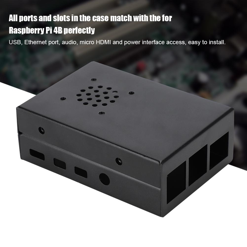 For   4B High Quality  ive Aluminum Alloy Metal Porous Case Cover Enclosure