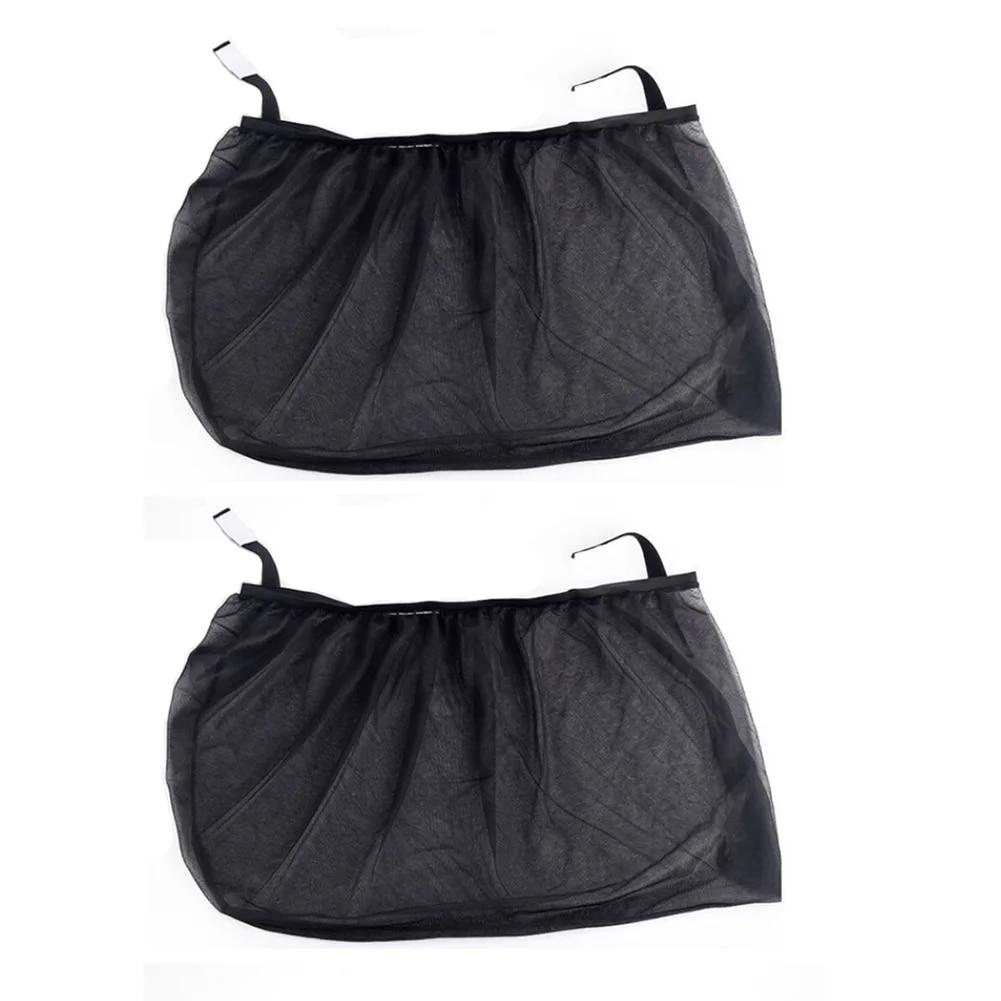 

2 шт., автомобильные оконные экраны, дверные чехлы, передние/задние боковые окна, УФ-защита от солнца, теневая сетка, автомобильная москитная сетка для детского кемпинга Rear