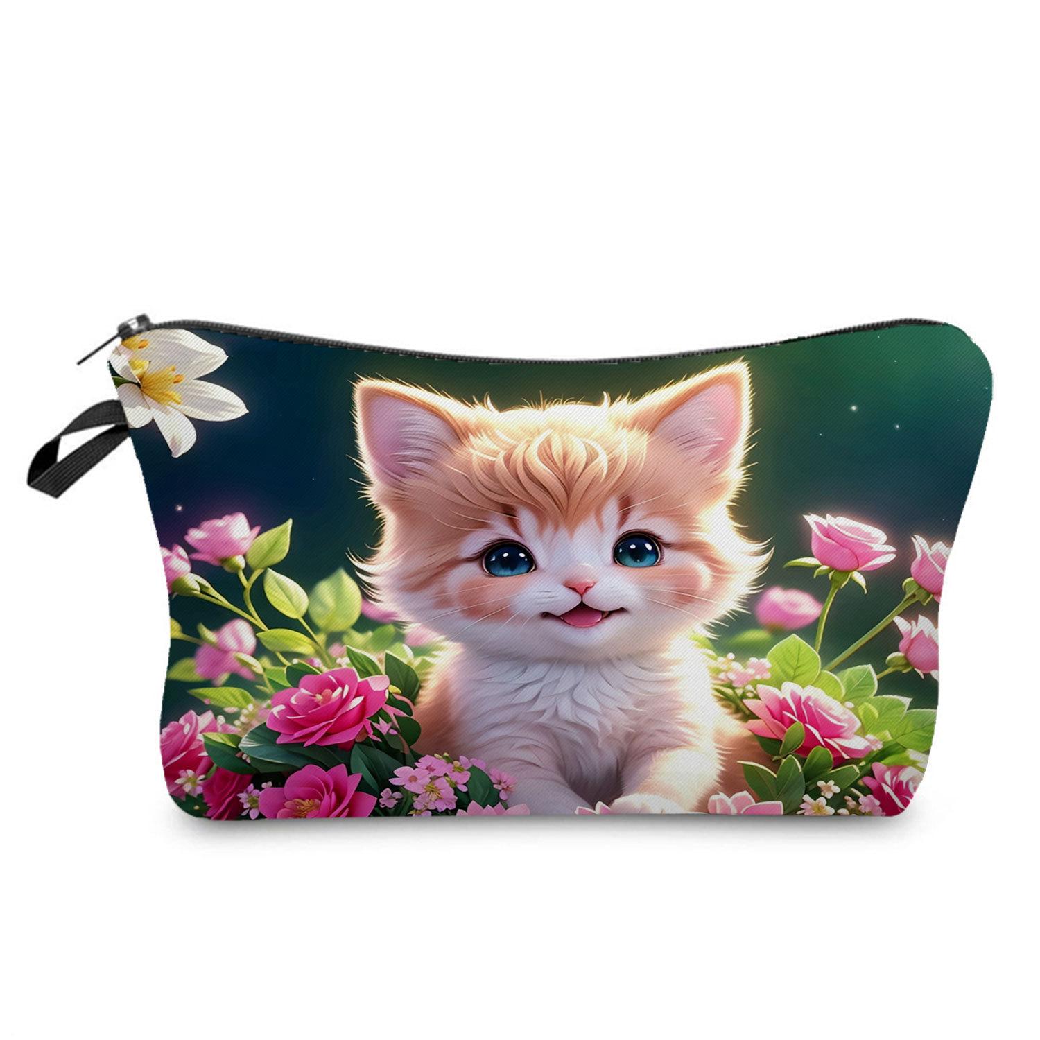 

Women Penguin Print Cosmetic Bag Toiletries Organize Travel Storage Case 6416