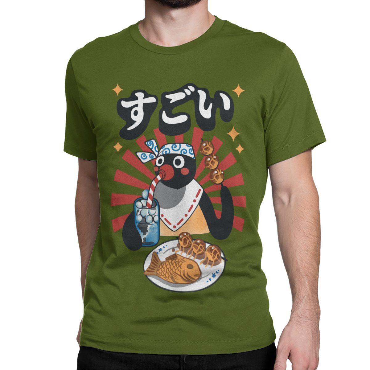 

Matsuri Pengin Men Women T Shirt Noot Pingu Penguin Meme Funny Cartoon Funny Tee Shirt T-Shirt 100% Cotton Plus Size Clothing 4XL