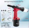 Industrial-Grade Pneumatic Rivet Gun for Aluminum Doors, Windows, and Ladders; Suitable for Stainless Steel and Large Core Pull Rivets