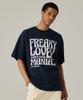 URBANAGE Maniac Oversized Short Sleeve Navy