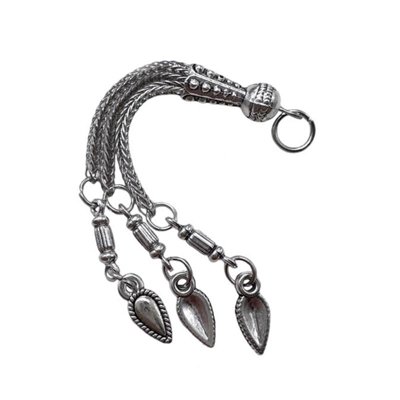 Antique Silver Plated Necklace Connectors Metal Brushes Pendant Accessories DIY Handmade Jewelry Making Supplies